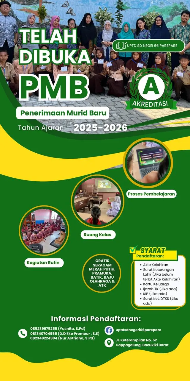 brosur-UPTD SD NEGERI 66 PAREPARE